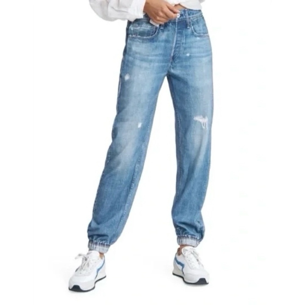 Rag & Bone Miramar Sweatpant Jogger Jeans Light Wash Blue XXS - Picture 12 of 13
